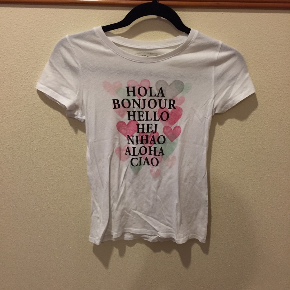 White Short Sleeve Tee